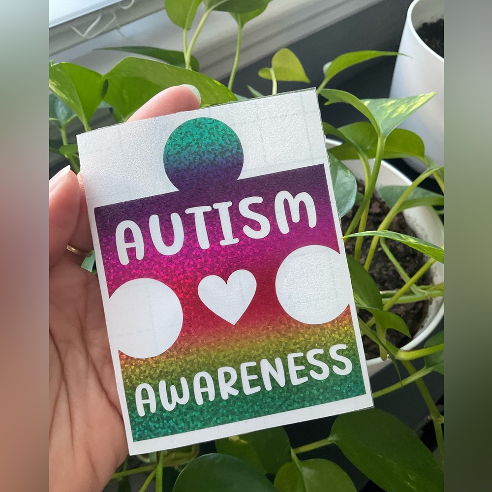 Autism Awareness Vinyl Decal Sticker - 3 Inches Height